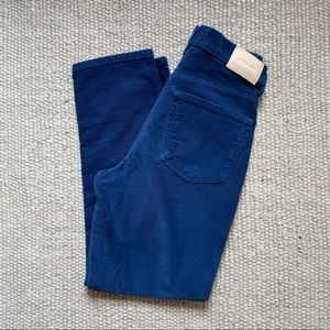 EVERLANE Cheeky Straight Blue Corduroy Pants